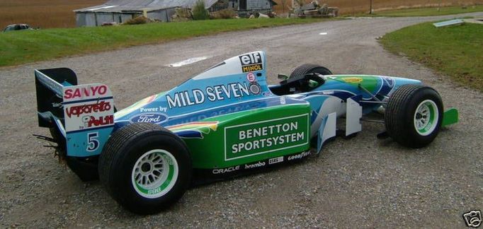 Mistrovské auto Michaela Schumachera, Benetton 1994.