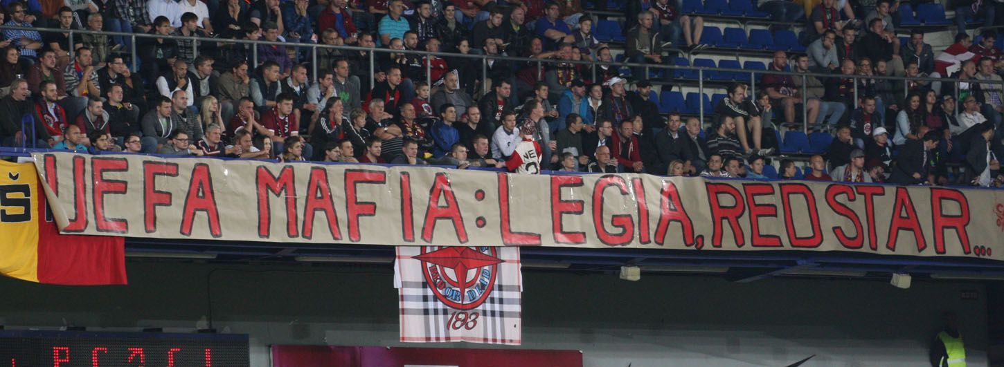 EL, Sparta-Zwolle: transparent fanoušků Sparty