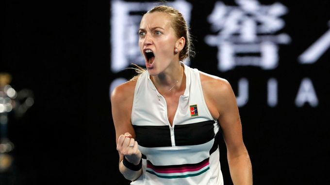 Petra Kvitová ve finále Australian Open