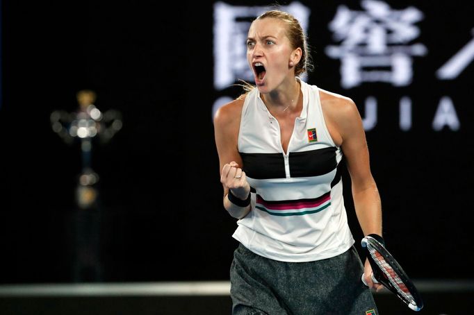 Petra Kvitová ve finále Australian Open 2019.