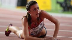 MS v atletice 2019: Diana Mezuliáníková po rozběhu závodu na 800 metrů
