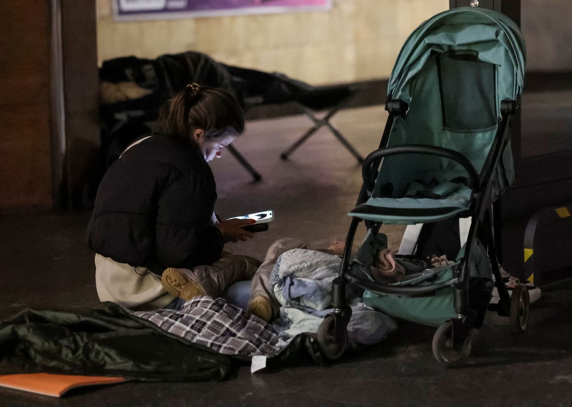 Noční ruský úder na Kyjev