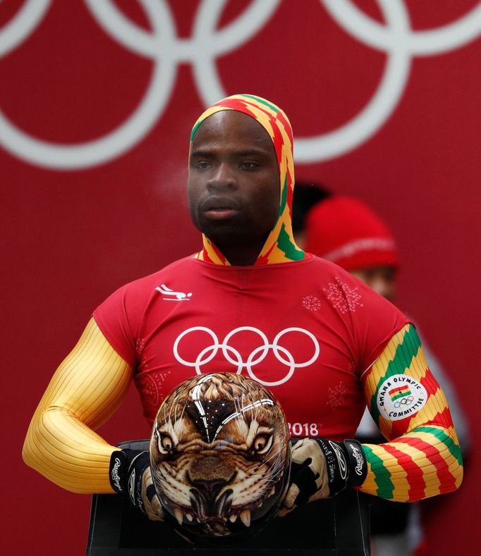 ZOH 2018, skeleton Ž:  Akwasi Frimpong