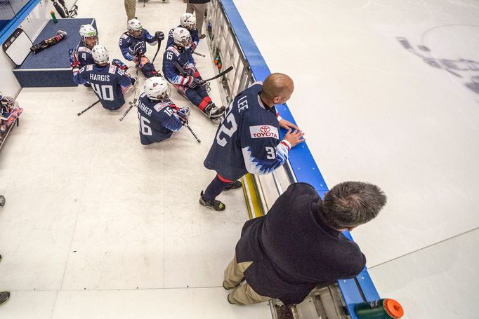 MS v parahokeji v Ostravě 2019, semifinále Česko - USA