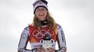 Ester Ledecká v super-G na ZOH 2018