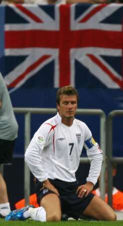Anglie - Portugalsko: Beckham