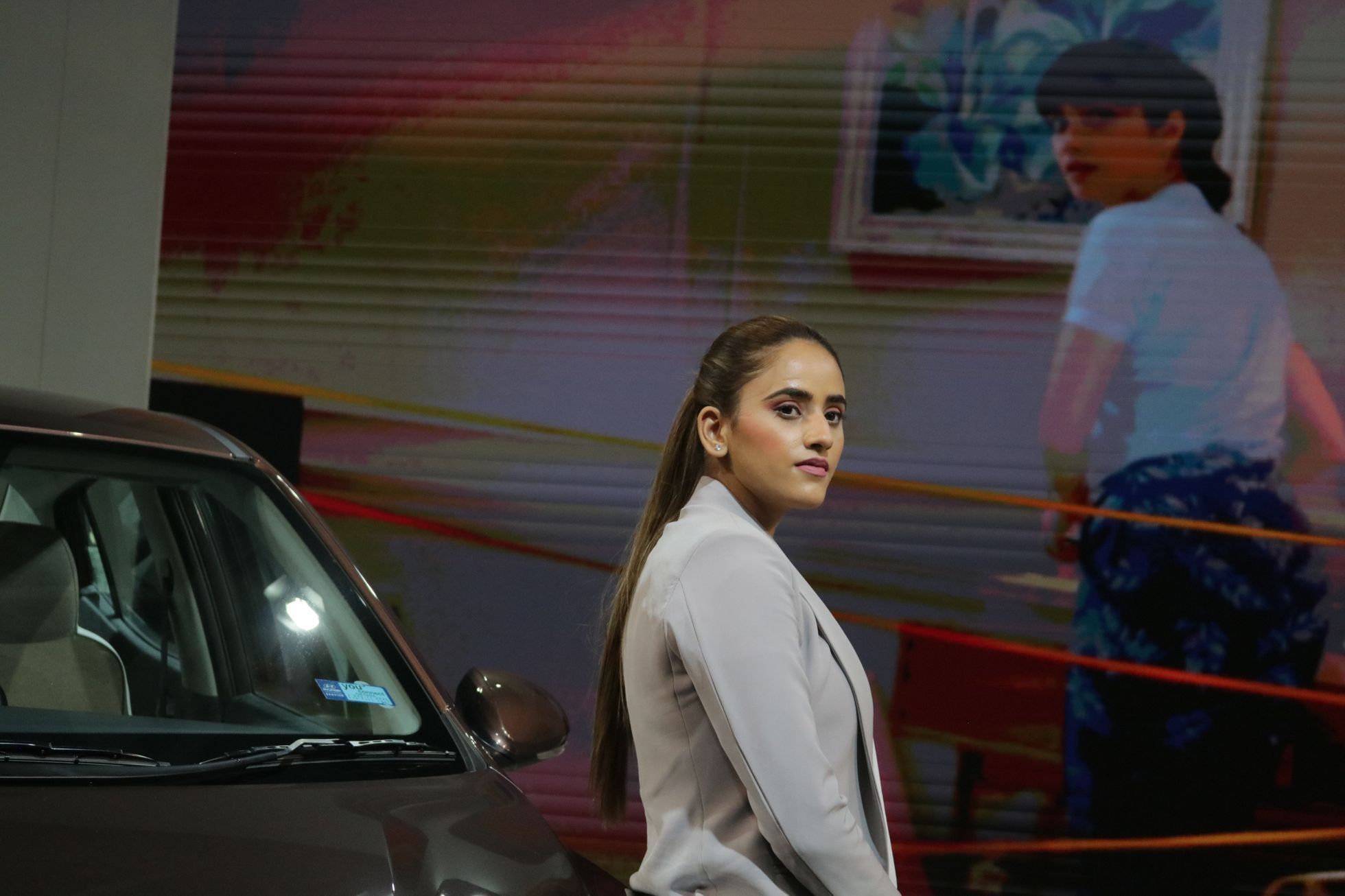 modelky autosalon Nové Dillí 2020