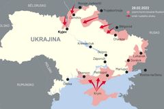 Bojiště Ukrajina. Ruský postup zpomalil, žoldnéři dostali za úkol zabít Zelenského