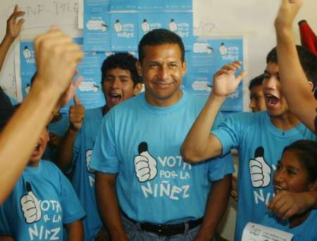 Peruánský prezidentský kandidát Ollanta Humala
