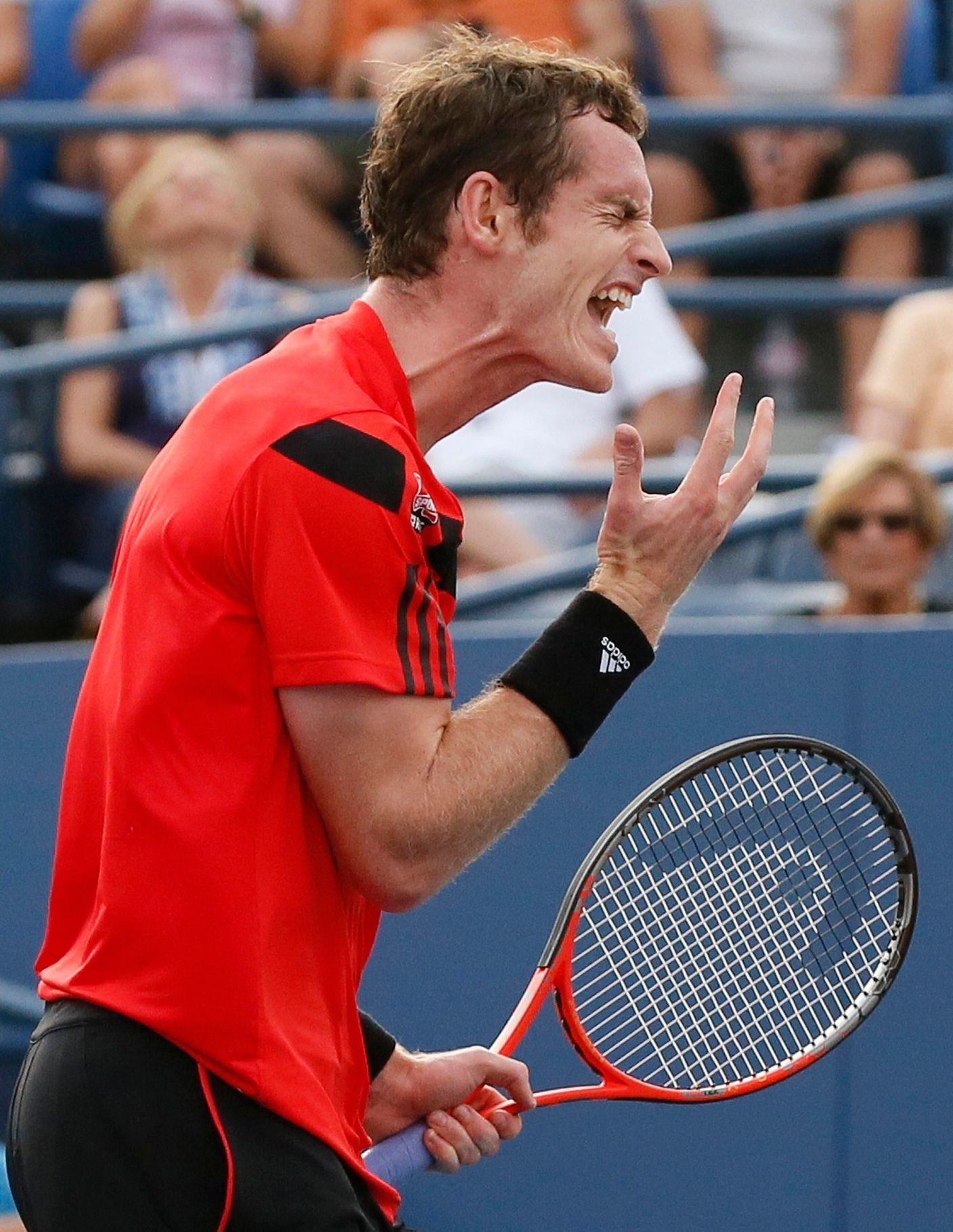 Andy Murray na tenisovém US Open