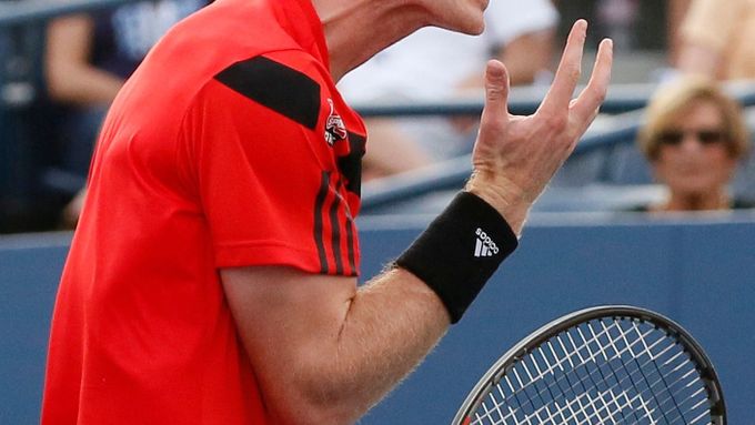 Andy Murray na tenisovém US Open.
