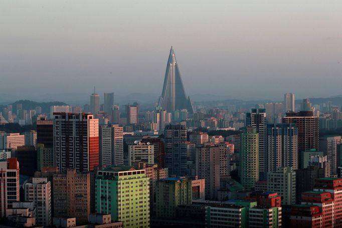 Život v Pchjongjangu. Severní Korea, Září 2018.