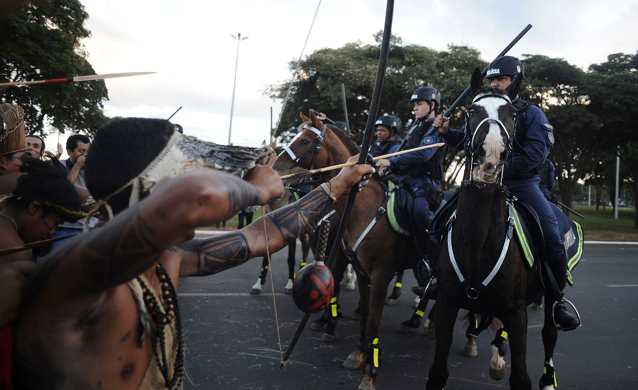 Brazílie - demonstrace proti MS ve fotbale