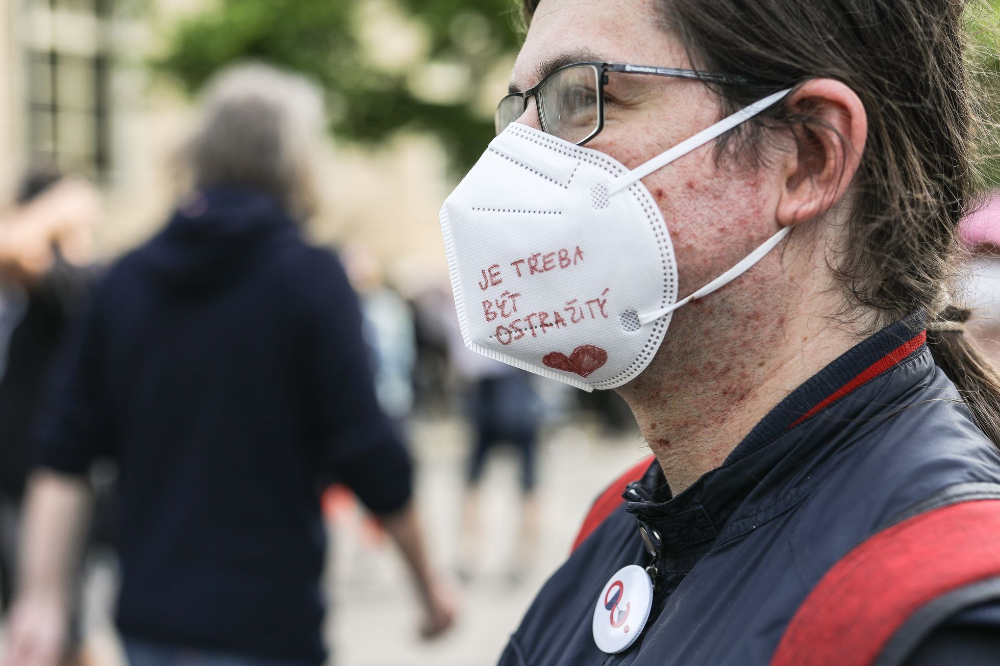 Demonstrace a pochod Milion chvilek pro demokracii, protest, Marie Benešová