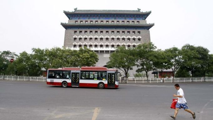 Čínský autobus. Ilustrační foto.