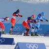 Start skiatlonu žen na olympiádě v Pekingu 2022