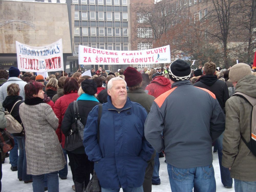 Stávka státních zaměstnanců v Ústí nad Labem