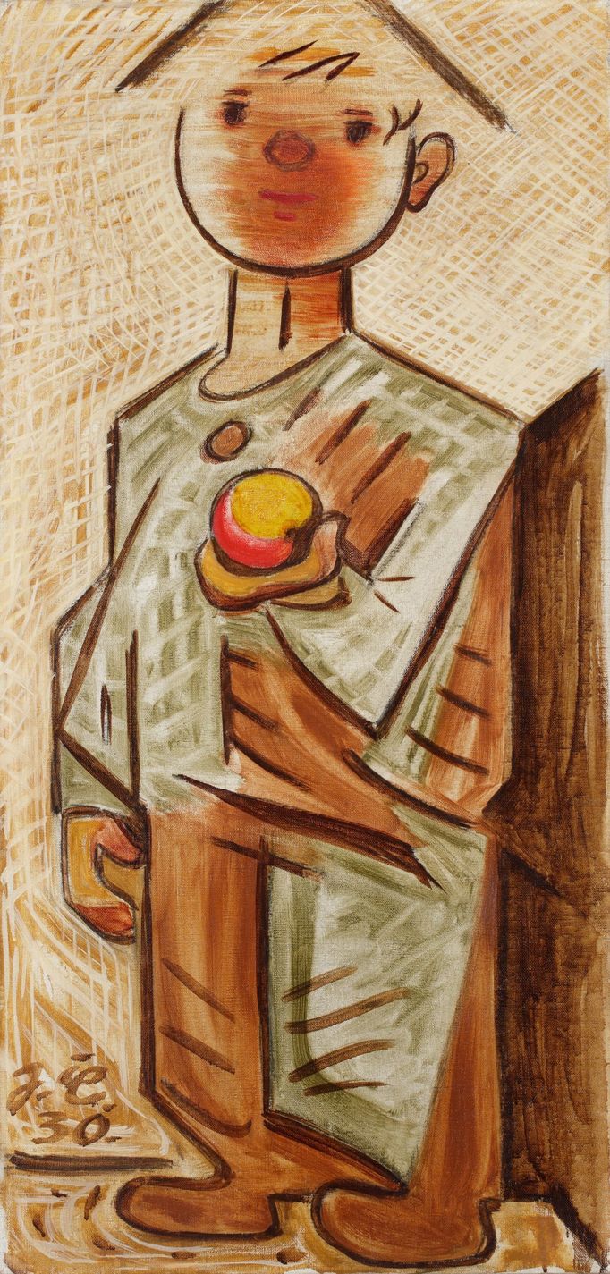 Josef Čapek: Hoch s jablkem, 1930.
