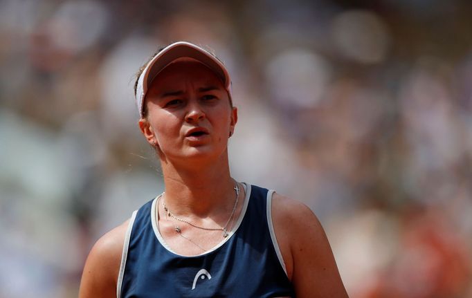 Barbora Krejčíková ve finále French Open s Anastasií Pavljučenkovovou