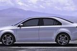 Toto je frankfurtský koncept Mission L. Boční profil bude mít Škoda Rapid naprosto totožný...