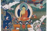 Buddha a příběhy z jeho života, Tibet, konec 17. století.
