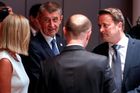 Evropský summit v Bruselu, druhý zleva český premiér Andrej Babiš.