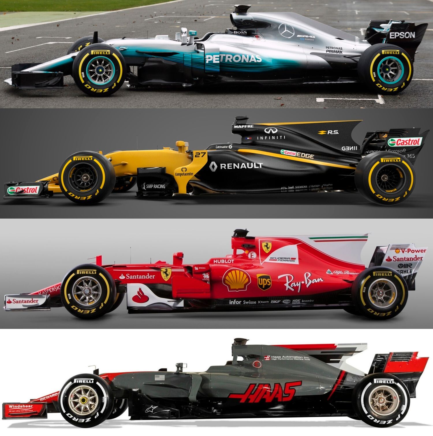 F1 2017 - koláže