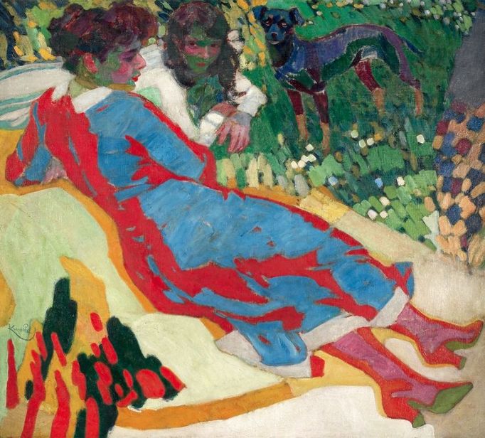 Rodinný portrét. 1910, olej, plátno, 103 x 112 cm