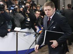 Slovenský premiér Fico na summitu. Sousední Slovensko napadlo trh s povolenky mezi prvními.