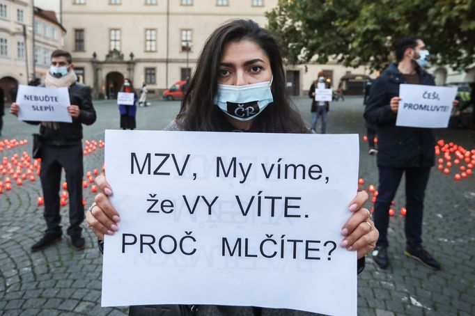 Tichý protest proti válce v Arménii a uctění památky jejích obětí.