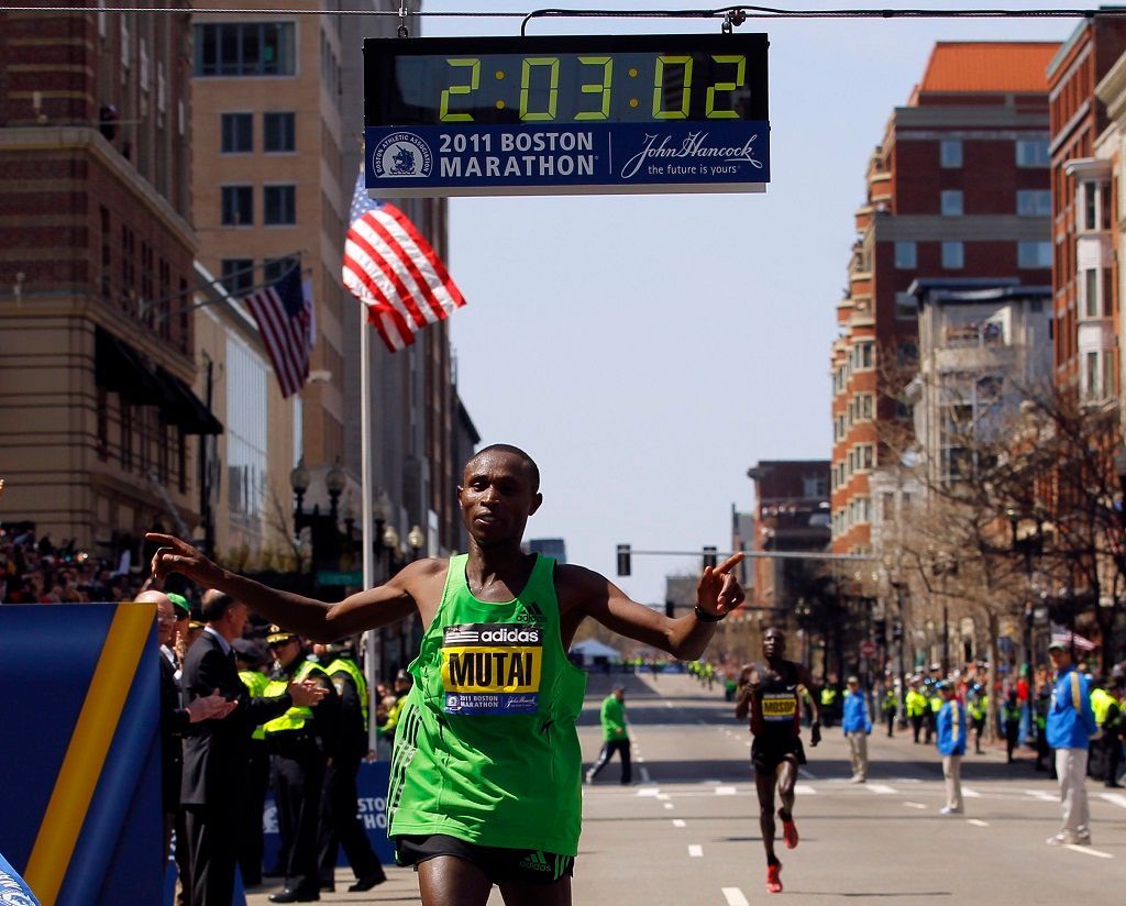 Bostonský maraton - Mutai - světový rekord