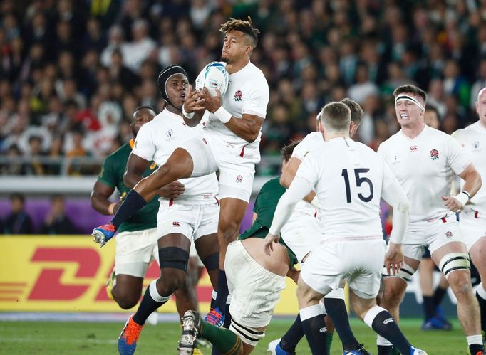 Anthony Watson ve finále MS 2019 Anglie - Jihoafrická republika