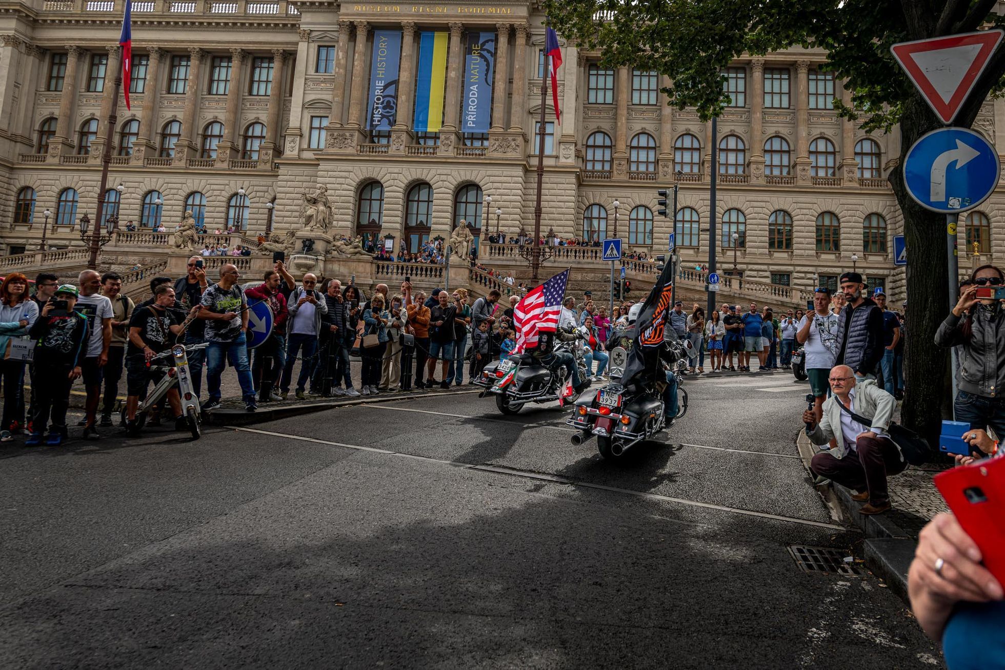 Harley Days Praha, září 2022, jízda Prahou
