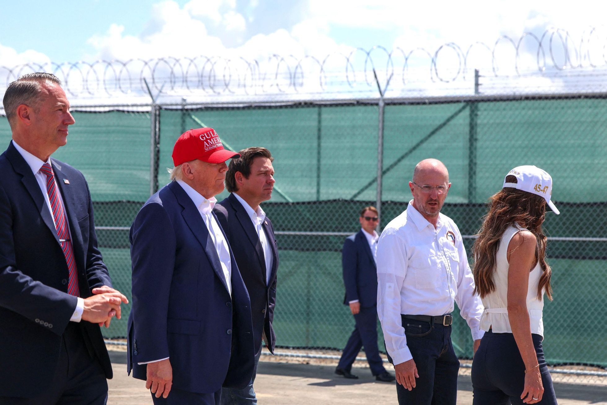 Trump, Florida, Everglades, detenční centrum, Alligator Alcatraz