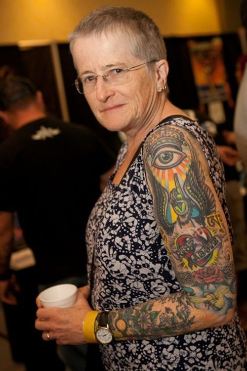 tetování, žena