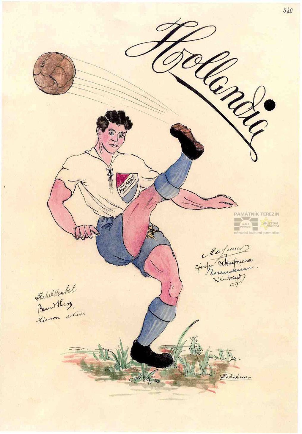 Terezínská liga - Fotbalista z týmu Hollandia, Walter Samuel Thalheimer (nar. 1925)