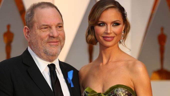 Harvey Weinstein s manželkou Georginou Chapmanovou.