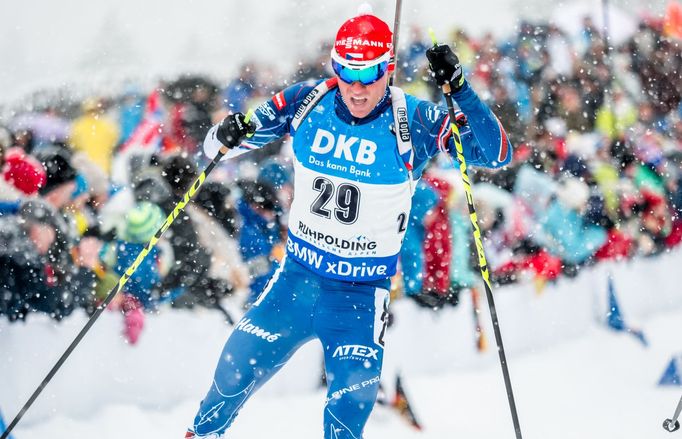 SP Ruhpolding, stíhačka M: Michal Krčmář