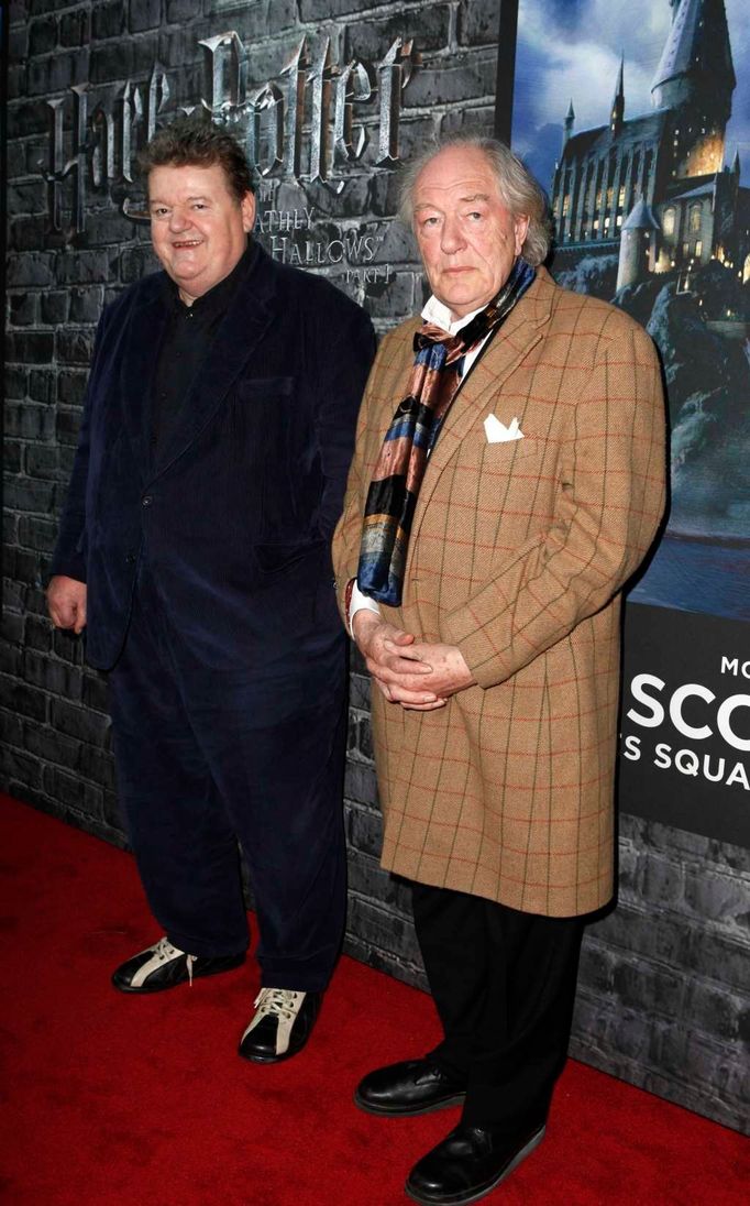 Robbie Coltrane (vlevo) an Michael Gambon.