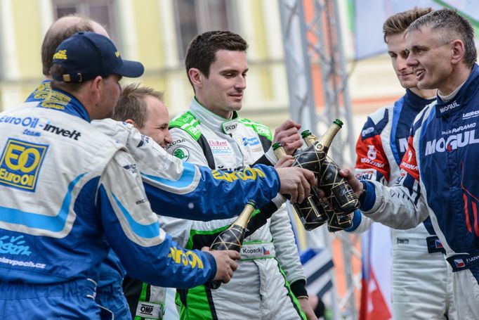 Valašská rallye 2017: Václav Pech, Jan Kopecký a Jan Černý