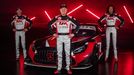 David Vršecký, Tomáš Enge a Aliyyah Koloc při premiéře Mercedes-AMG GT3 týmu Buggyra pro seriál China GT