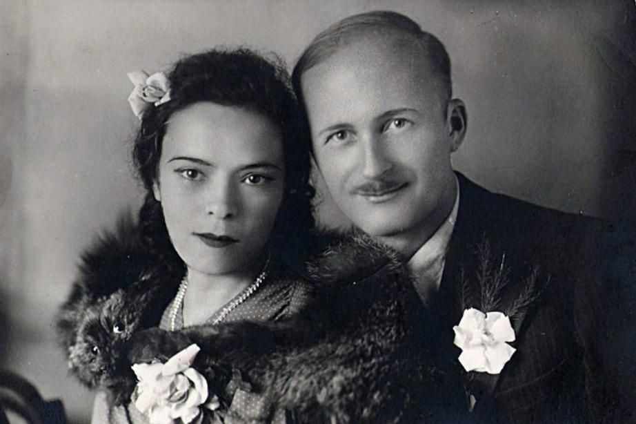 Svatební fotografie Marie a Ryszarda Siwcových.