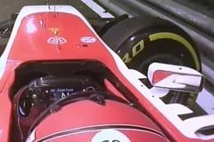Video: Nováček F1 Rossi hned v prvním tréninku rozbil formuli