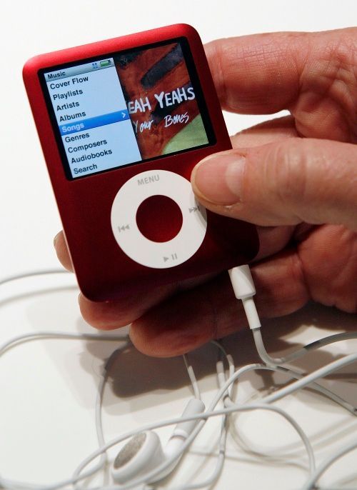 iPod nano s displayem
