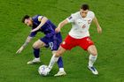 Polsko - Argentina 0:0. Lewandowski proti Messimu. Dvě světové hvězdy bojují o postup