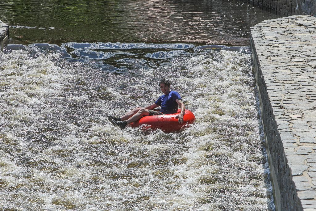 Český Krumlov po povodních