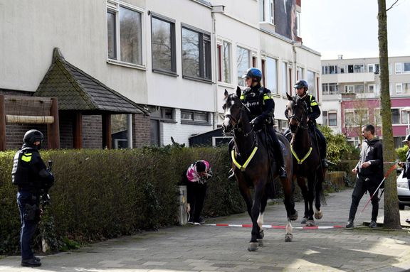 Policie po útoku v Utrechtu.