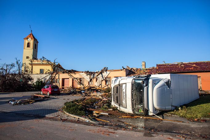 Následky tornáda, Moravská Nová Ves, 25.6. 2021