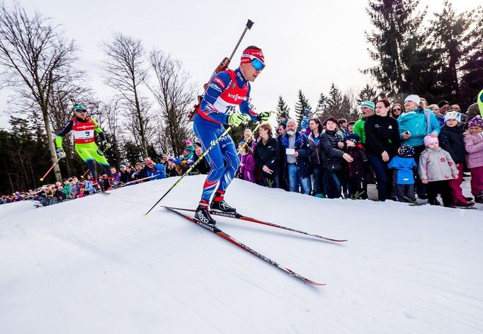 Biatlonová exhibice v Jablonci nad Nisou 2015