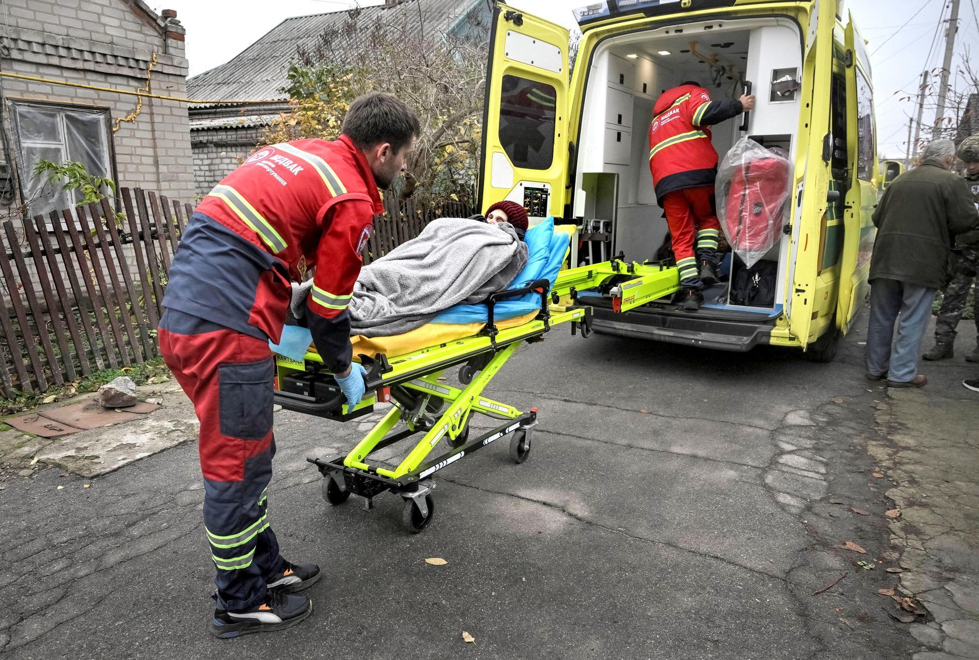 Ukrajina, Rusko, válka, civilisté, evakuace, drony